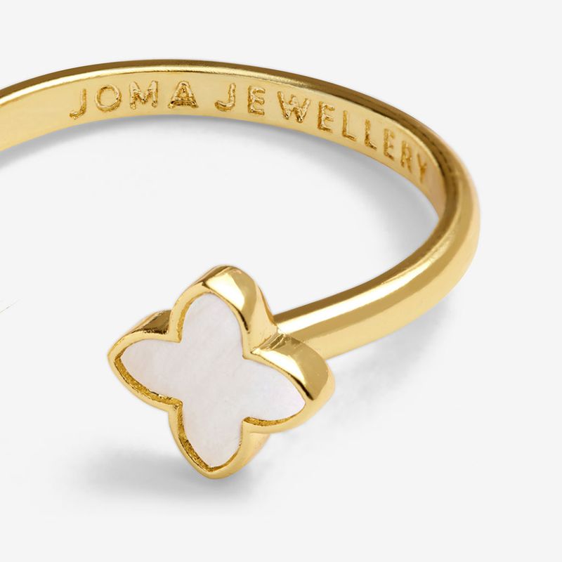 Ring WHITE CLOVER Signature Clover Joma Jewellery