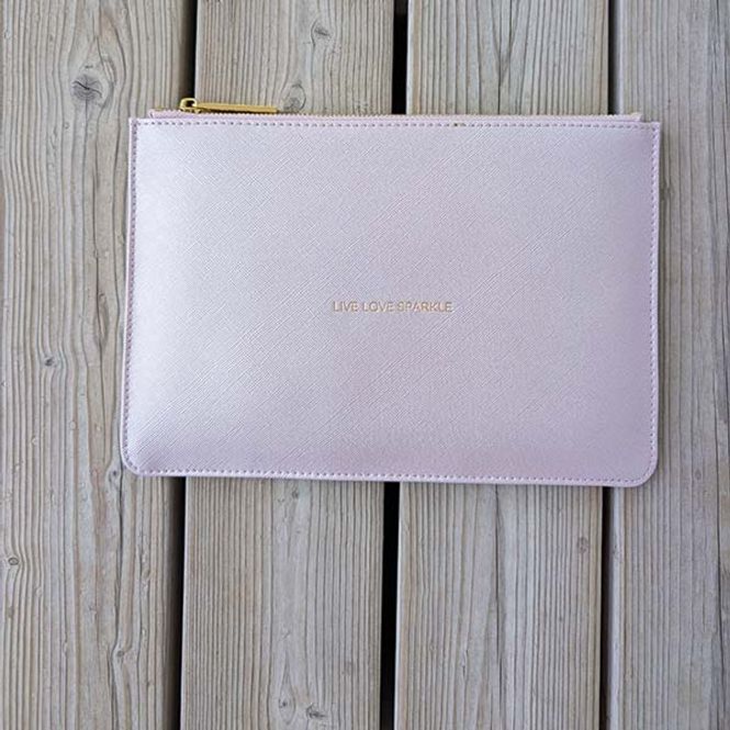 Hovedbilde Clutch LIVE LOVE SPARKLE Rosa metallic Katie Loxton 