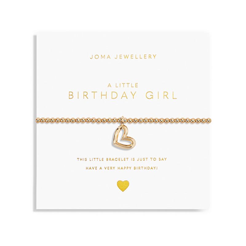 Armbånd BIRTHDAY GIRL Gold A Little Joma Jewellery