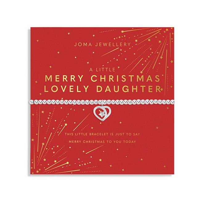 Hovedbilde Armbånd MERRY CHRISTMAS LOVELY DAUGHTER A Little Joma Jewellery
