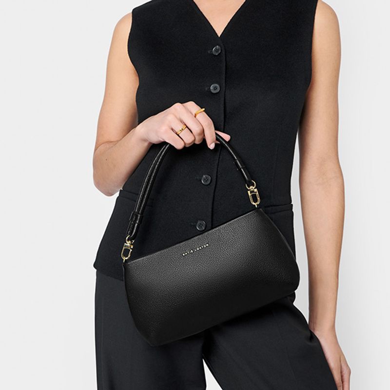 Clutch veske ASHA WRISTLET svart Katie Loxton